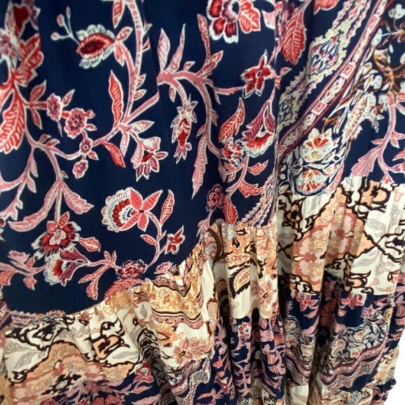 Abel the Label Zodiac Maxi Dress in Boho Floral Paisley Print, Size Small - Picture 8 of 8